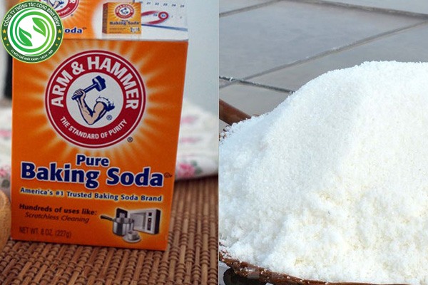 Dùng baking soda và muối là cách tẩy rỉ sét