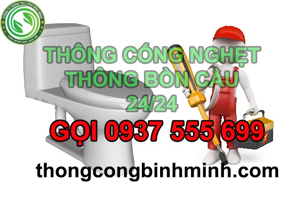 Thông cống Bình Minh làm việc 24/24