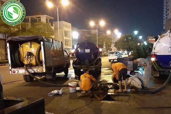 Dịch vụ nạo vét hố ga quận 9 phục vụ 24/7