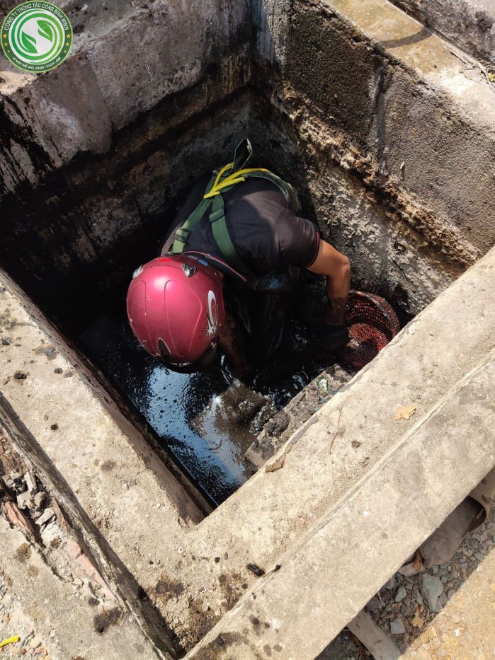 Nạo vét hố ga công ty CJ